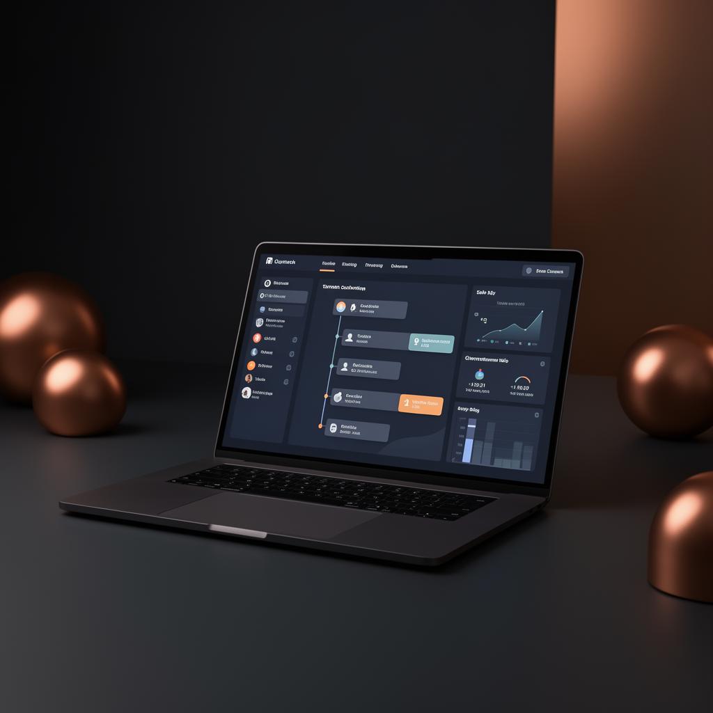 CRM sur mesure — Pipeline commercial simplifié