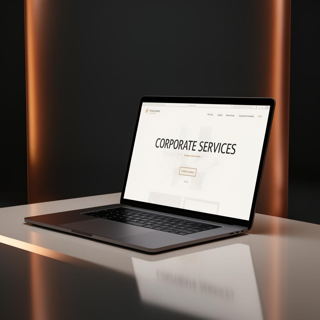 Site web  — Pour une entreprise de services
