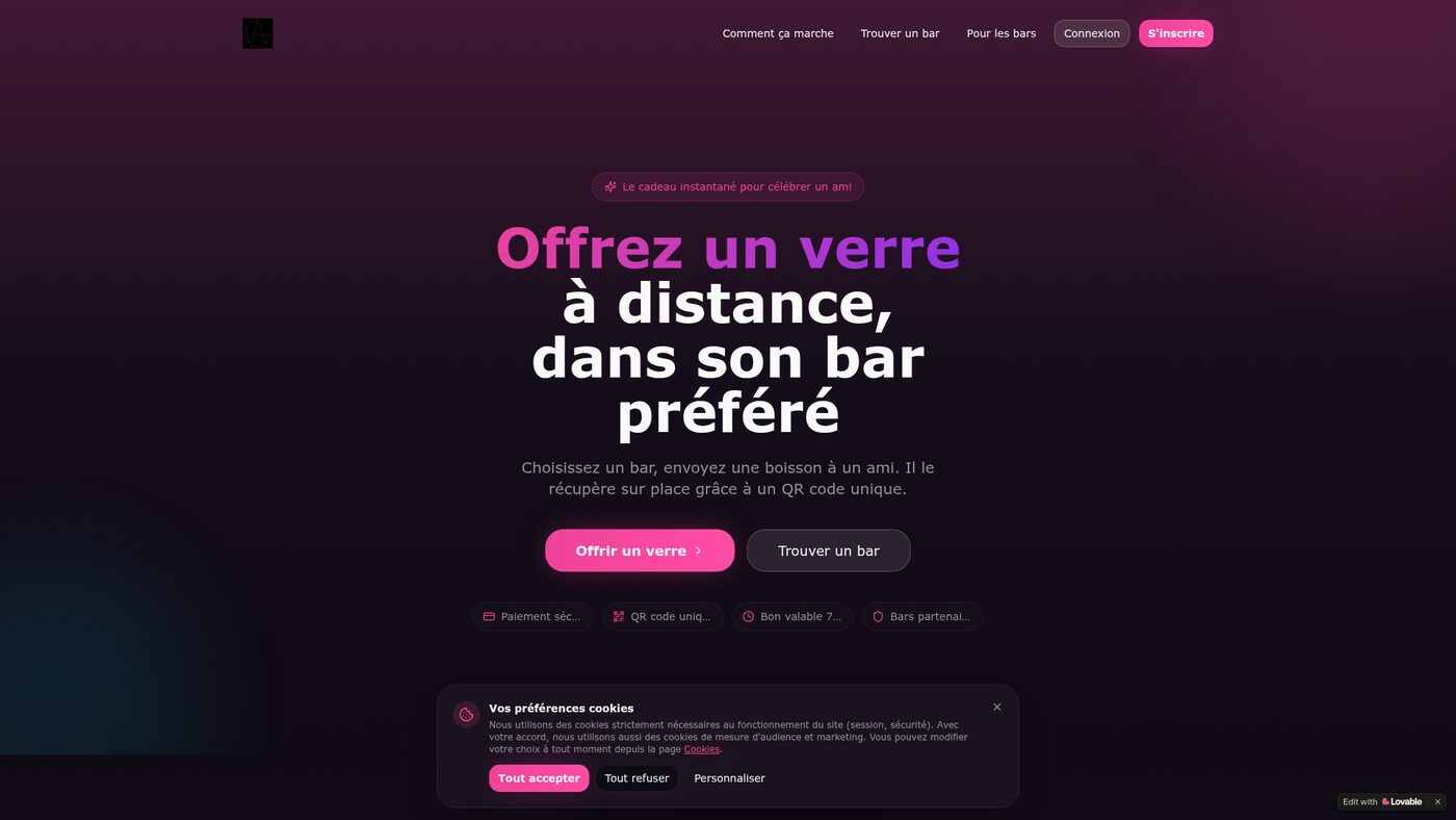 Aperçu du site Dreenk
