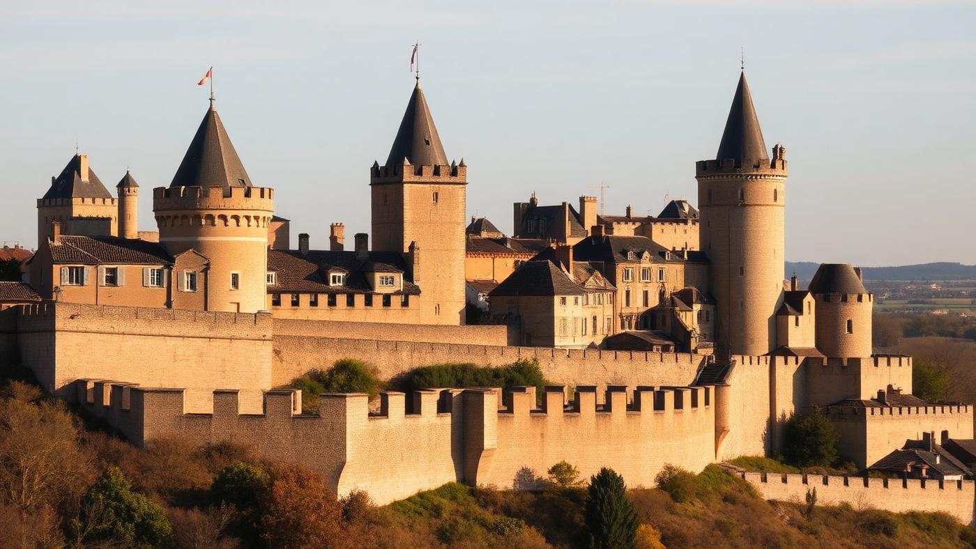 La Cité médiévale fortifiée de Carcassonne